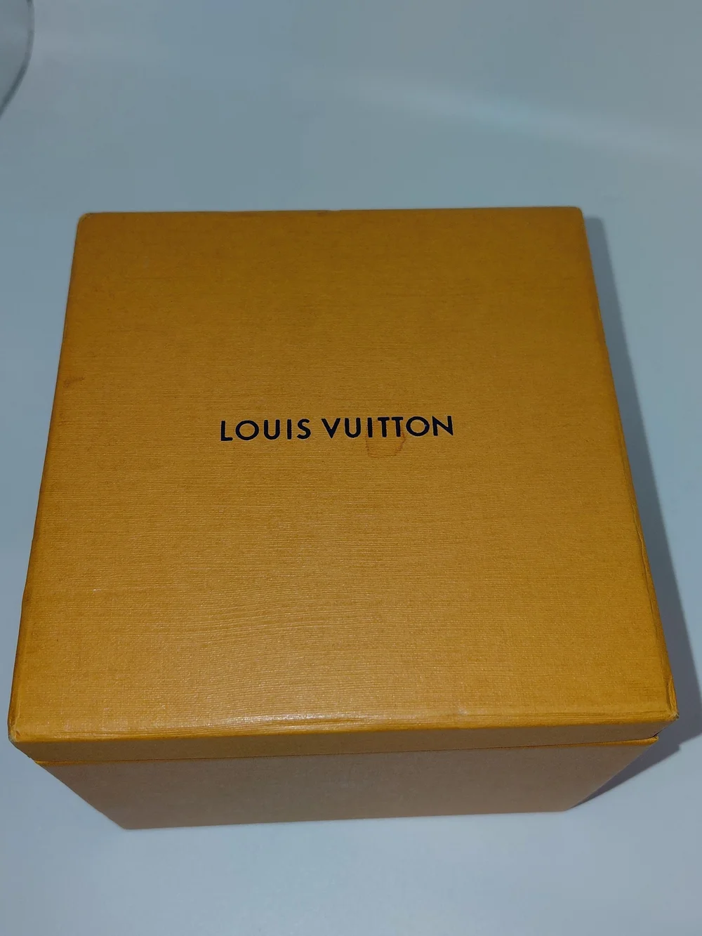 Louis Vuitton Jewelry Storage Box In Signature Orange And Navy Blue GUC!